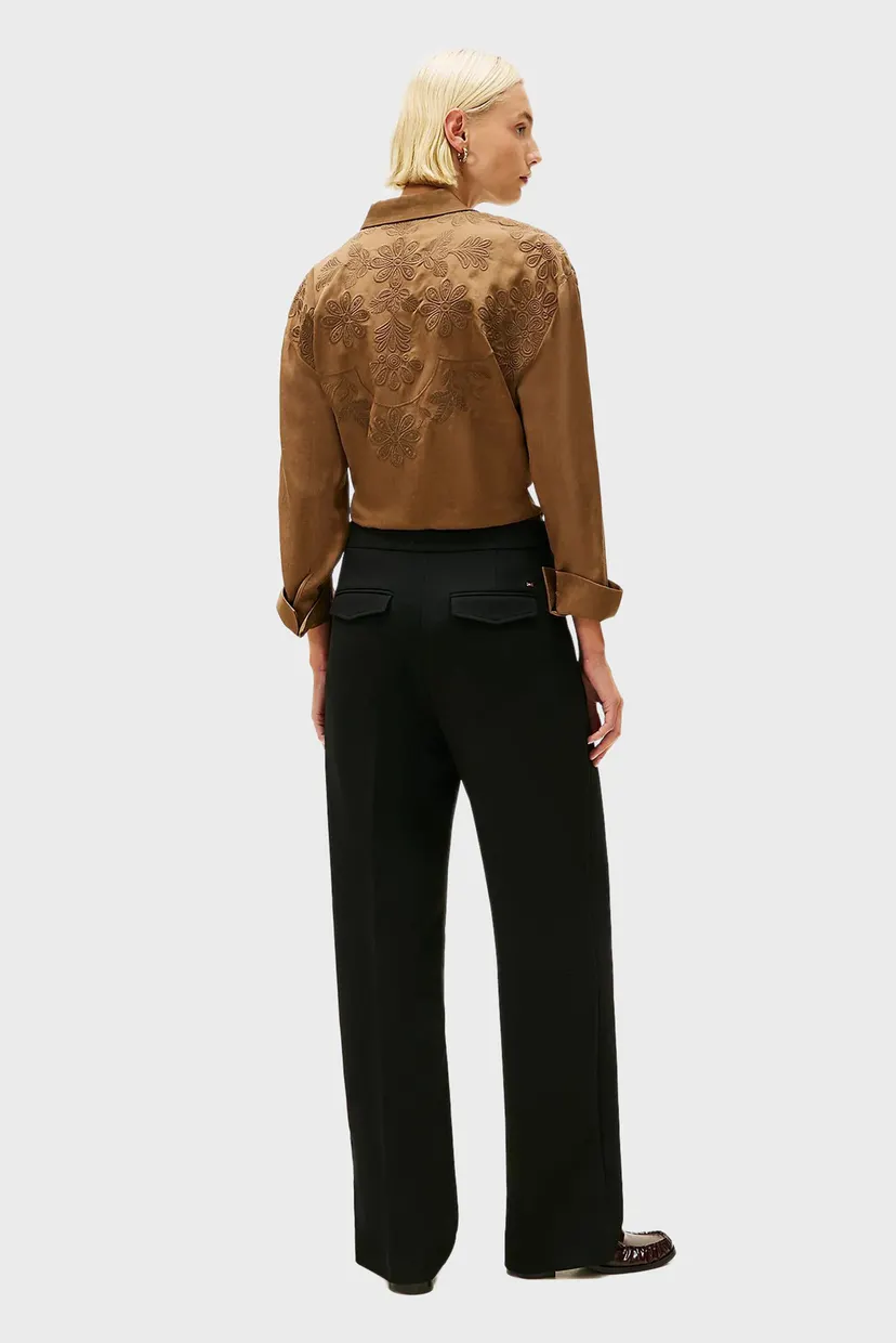 Женские черные брюки PUNTO GB STRAIGHT PANT 3
