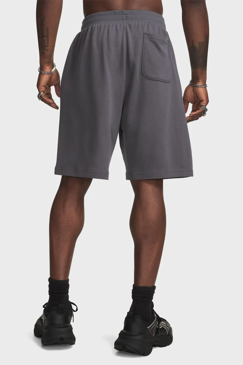 Мужские серые шорты UA Rival LW Graphic Shorts-GRY 3