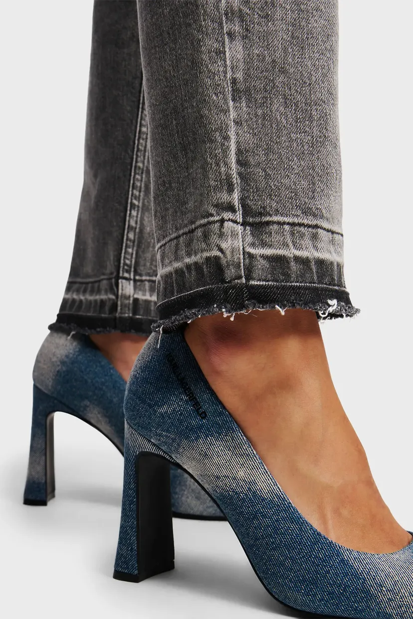 Женские серые джинсы KLJ MOM DENIM 4