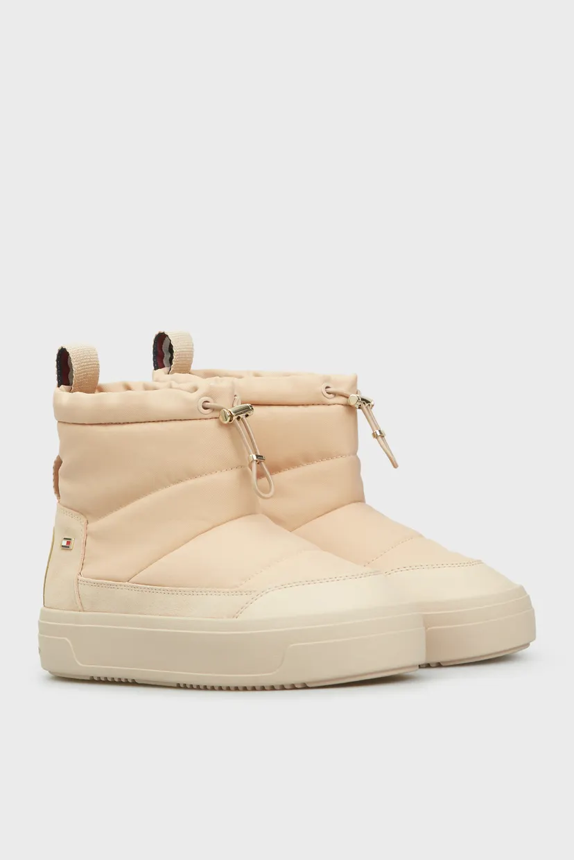 Жіночі бежеві дутики FLAG NYLON MINI SNOWBOOT 3