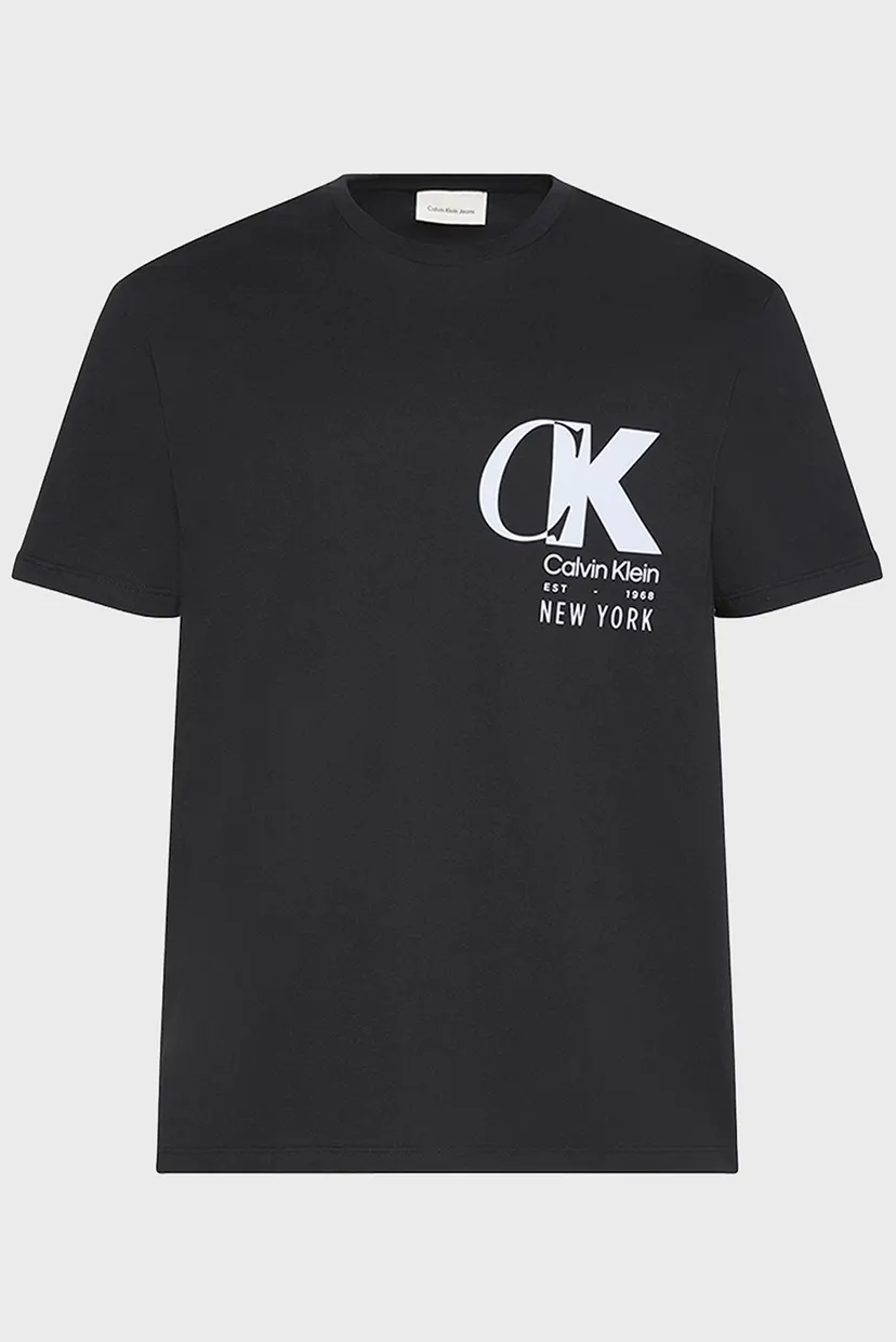 Чоловіча чорна футболка SS 20S EU CK 6