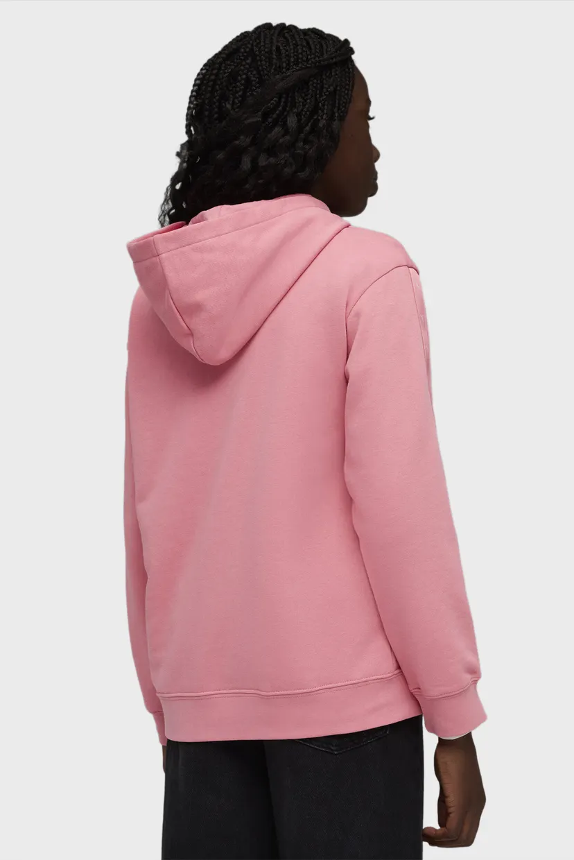 Детское розовое худи Essentials Tape Relaxed Hoodie Youth 3