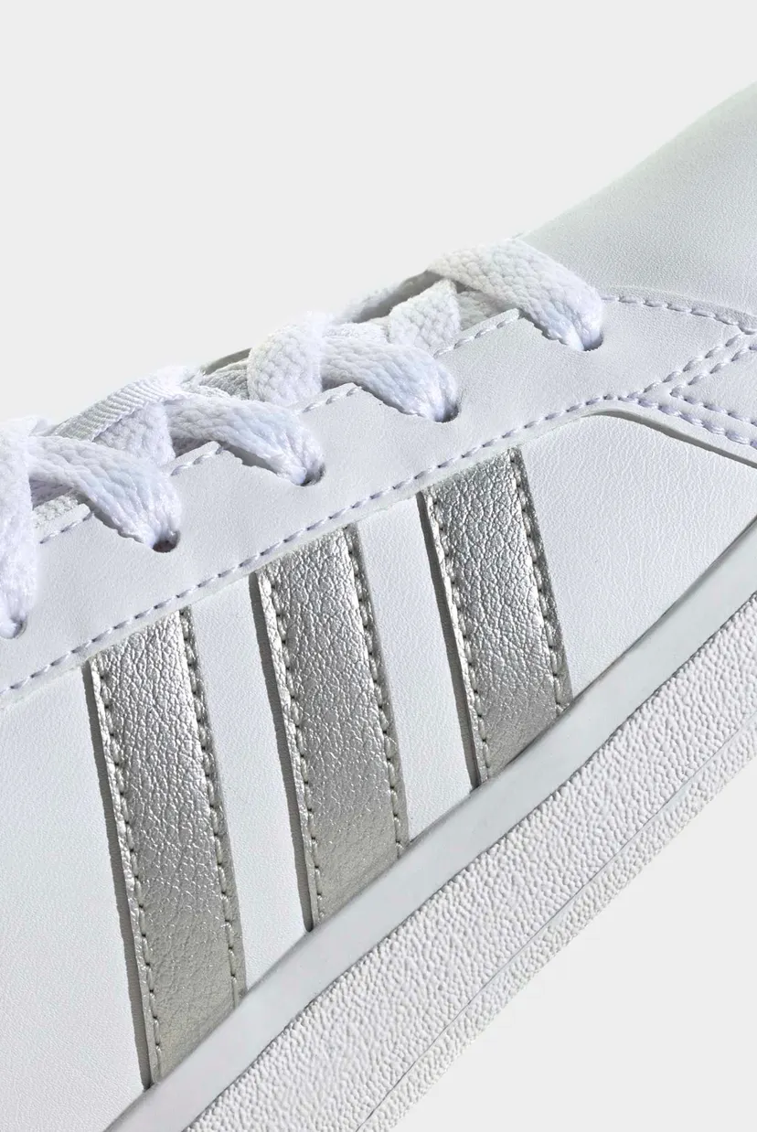 Детские белые сникерсы Grand Court Lifestyle Tennis Lace-Up 8