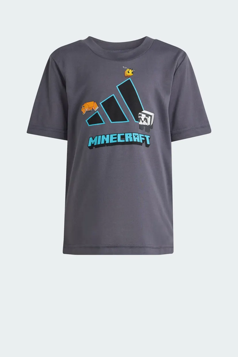 Дитяча темно-сіра футболка ADIDAS MINECRAFT TRAINING 6