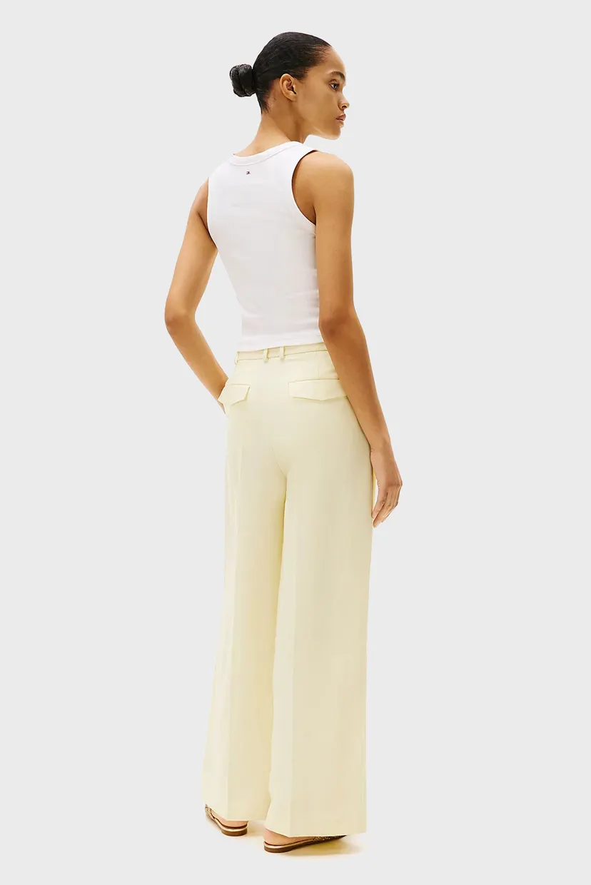 Жіночий білий топ SLIM HENLEY 3