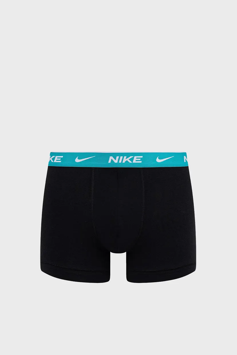 Чоловічі чорні боксери (3 шт) ESSENTIAL COTTON STRETCH TRUNK 3 3