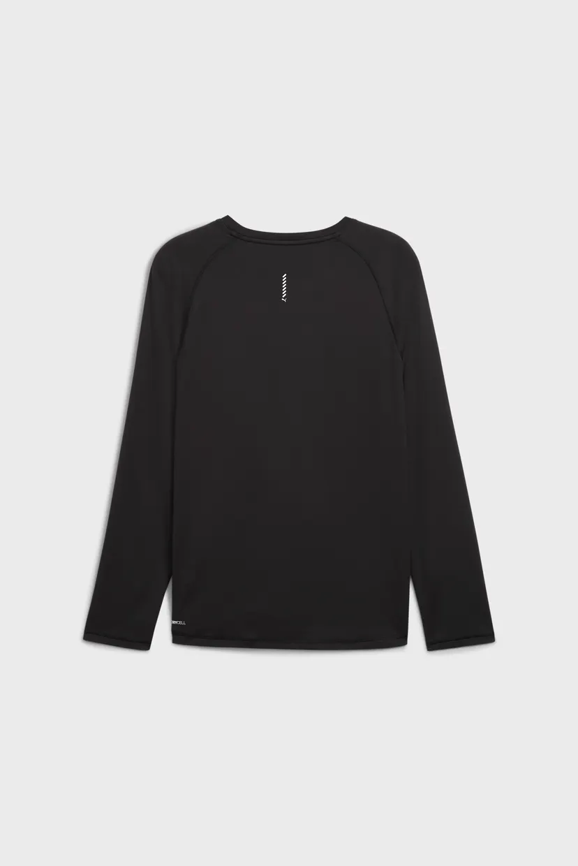 Чоловічий чорний лонгслів VELOCITY Long Sleeve Running Top Men 7