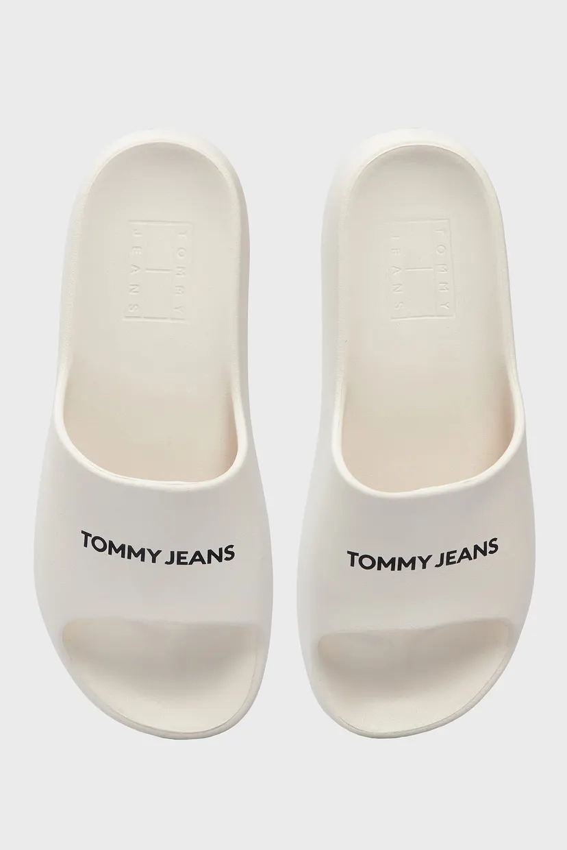 Жіночі білі слайдери TJW CHUNKY FLATFORM SLIDE 4