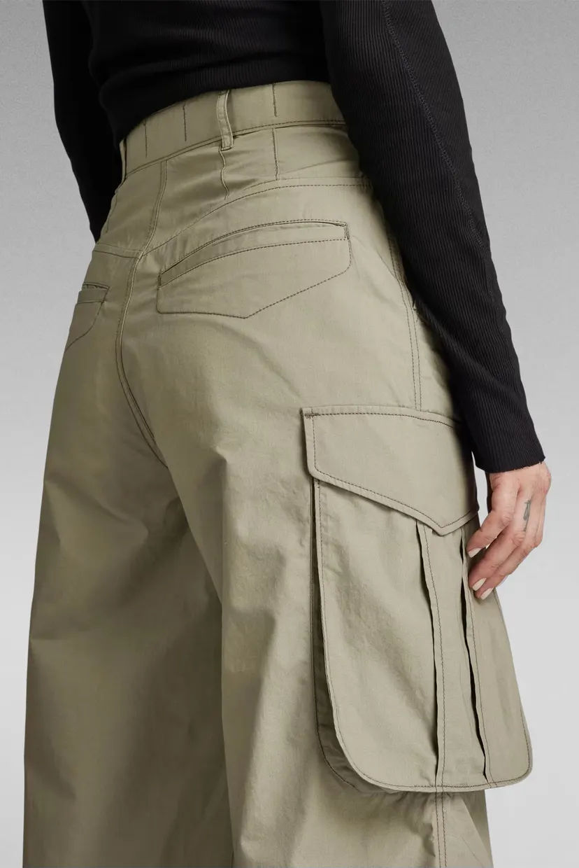 Жіночі оливкові карго High Waist Cargo 3