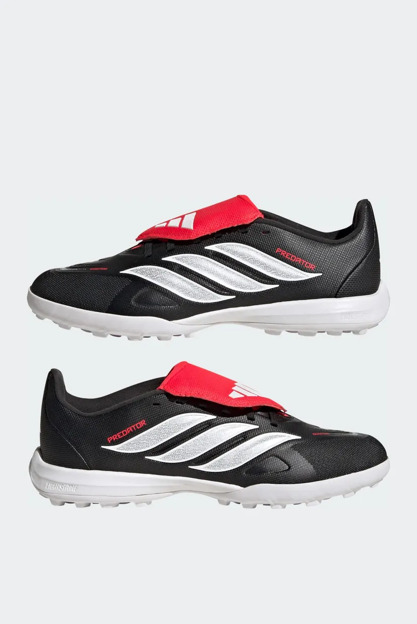 Дитячі чорні сороконіжки PREDATOR LEAGUE Fold-Over Tongue Turf Football Kids 7
