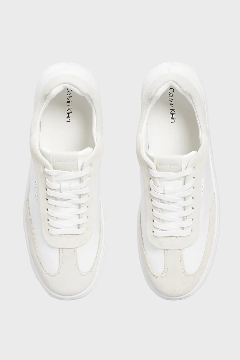 Жіночі шкіряні снікерси CUPSOLE LACE UP - LTH SUE MIX 4