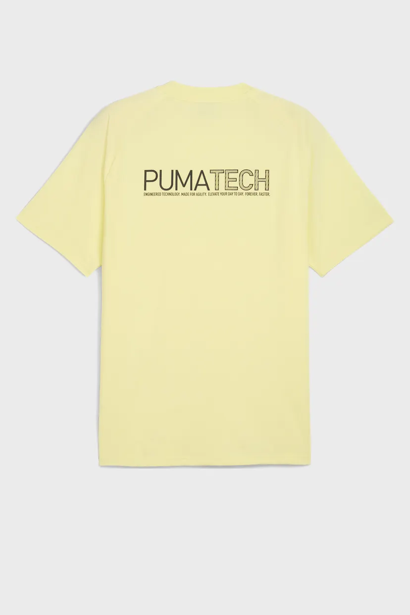 Чоловіча жовта футболка PUMATECH Graphic Relaxed Tee Men 7