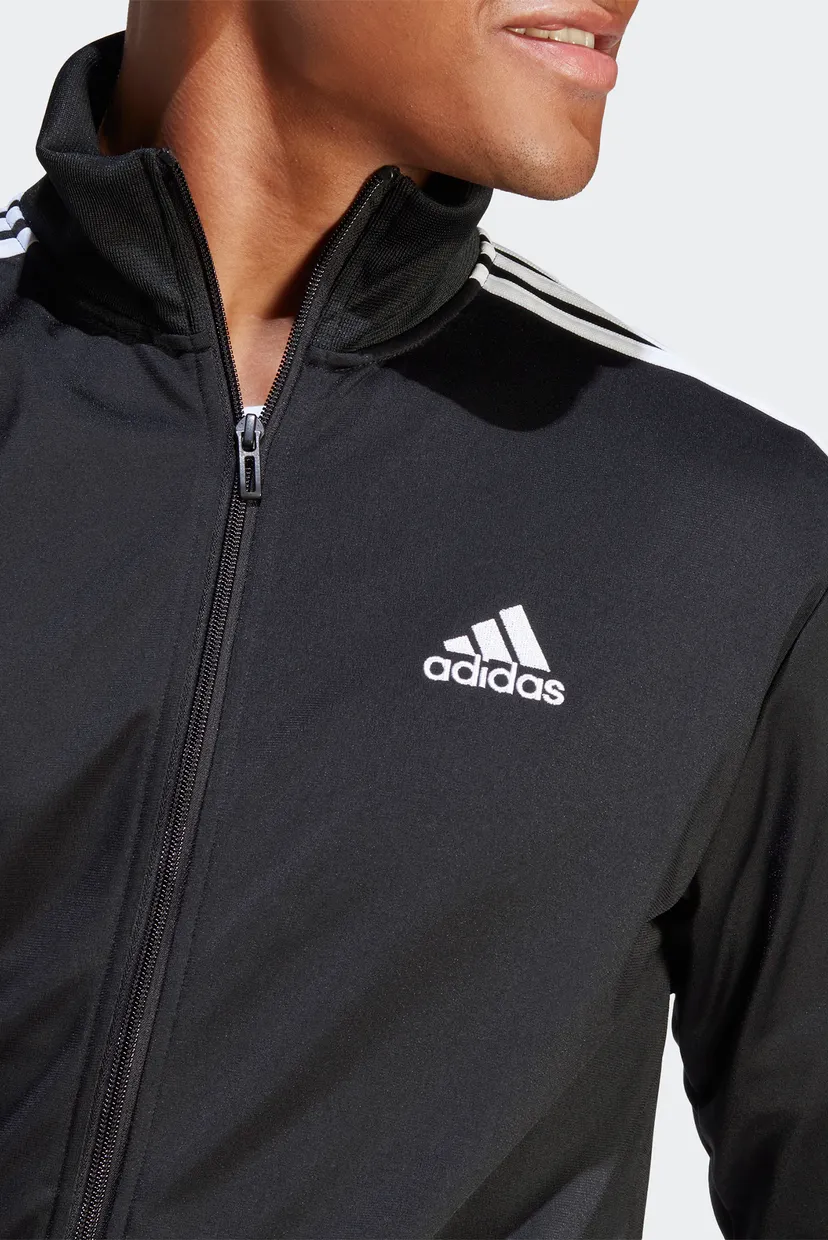 Чоловічий чорний спортивний костюм (кофта, штани) Basic 3-Stripes Tricot 5
