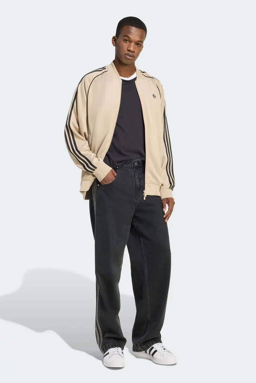 Мужская бежевая спортивная кофта SST ADICOLOR CLASSICS LOOSE