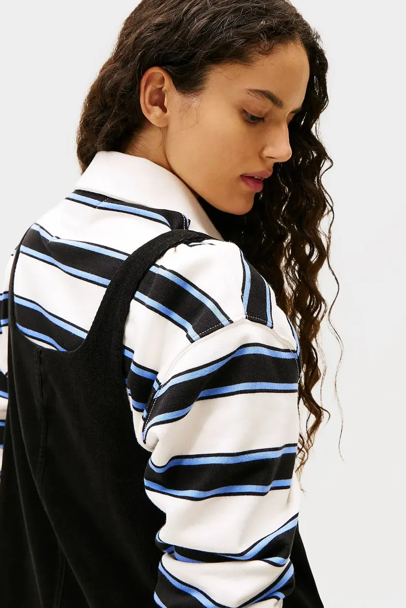 Жіночий чорний вельветовий сарафан CORD PINAFORE 4