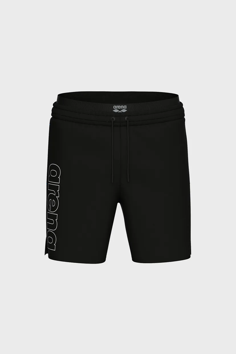 Чоловічі чорні плавальні шорти ELASTIC BAND BEACH BOXER 6