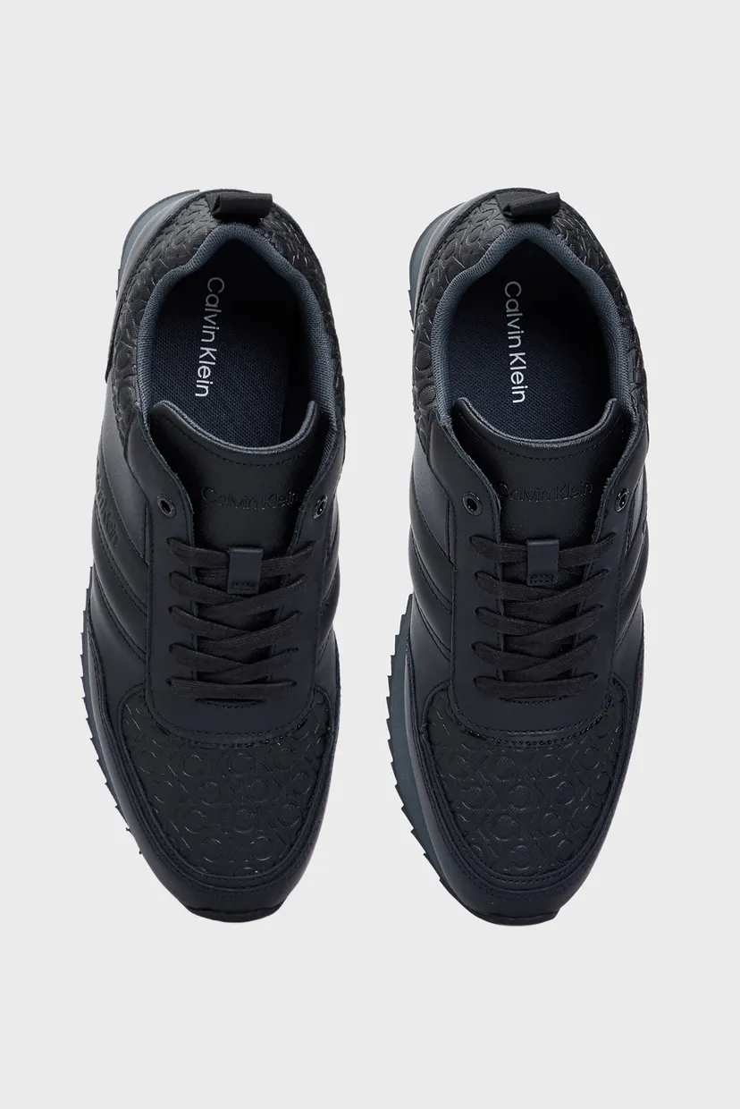Чоловічі чорні кросівки LOW TOP LACE UP MONO 4