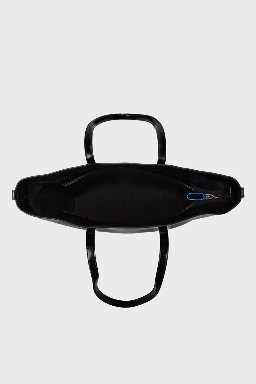 Жіноча чорна сумка essential logo tote 4