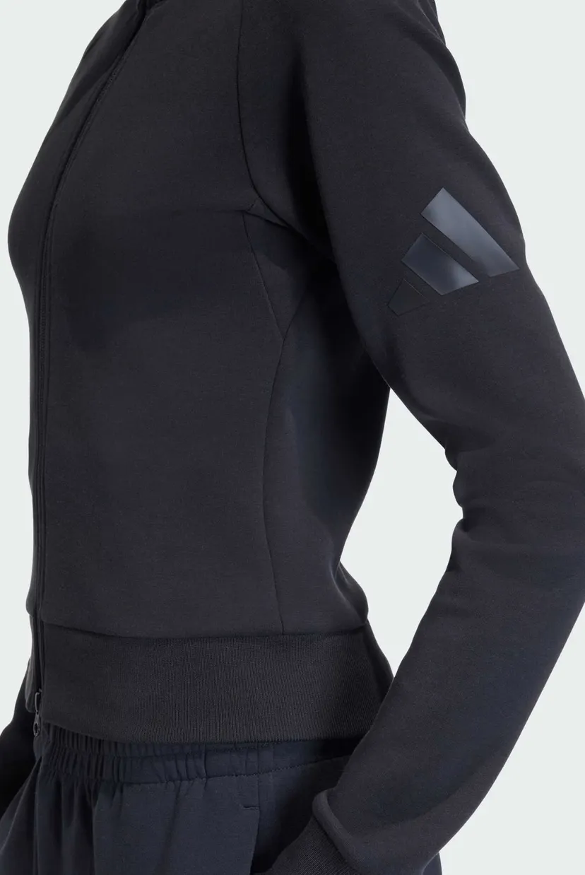 Жіноча чорна спортивна кофта SOFT LUX SLIM 5
