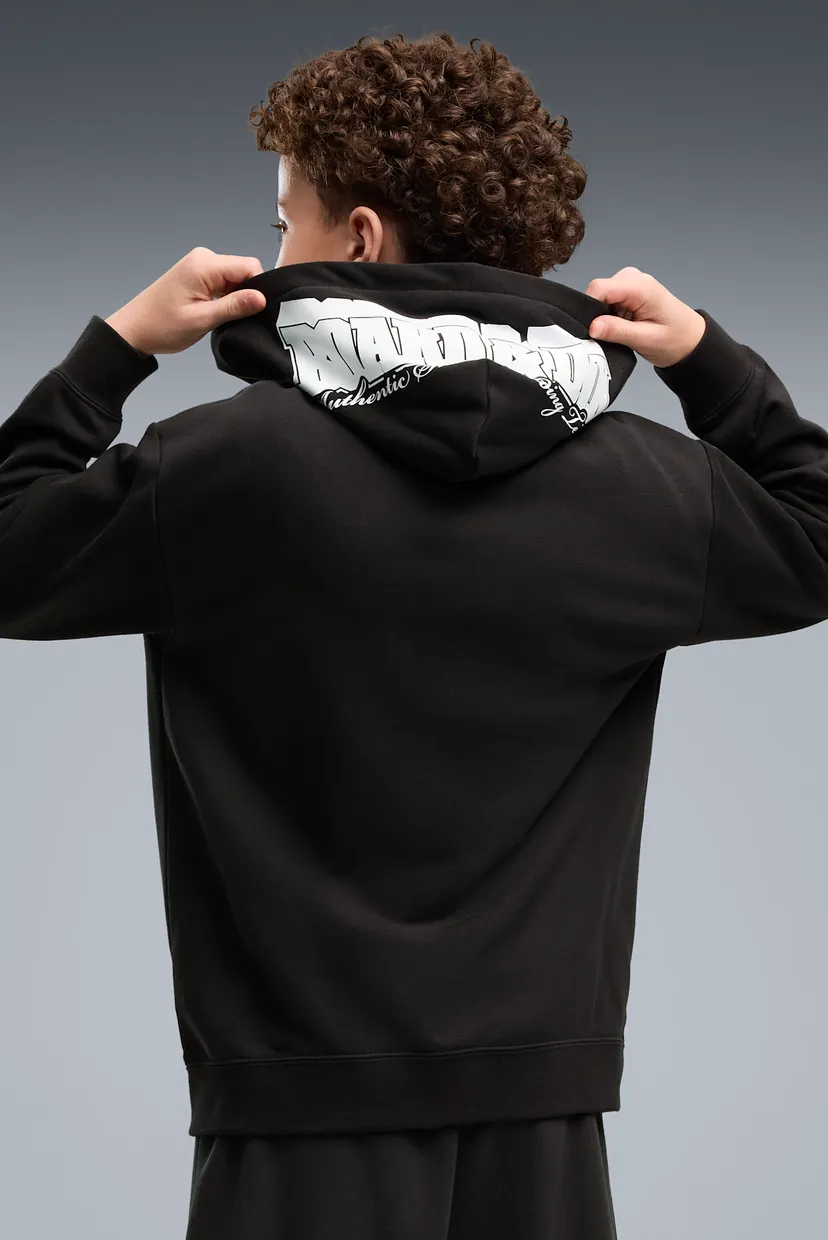Дитяче чорне худі MID 90s Relaxed Full-Zip Hoodie Youth 3
