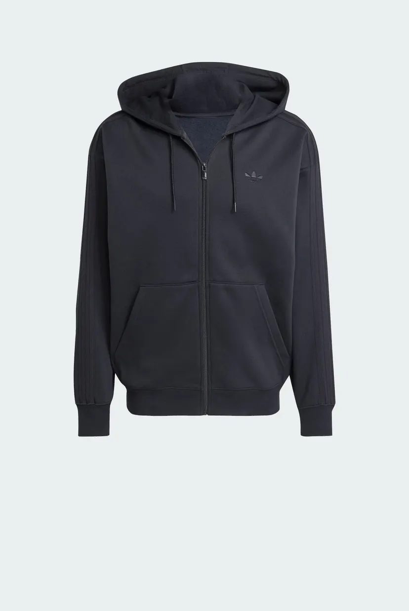 Мужское черное худи adidas Adicolor Oversize Full-Zip 6