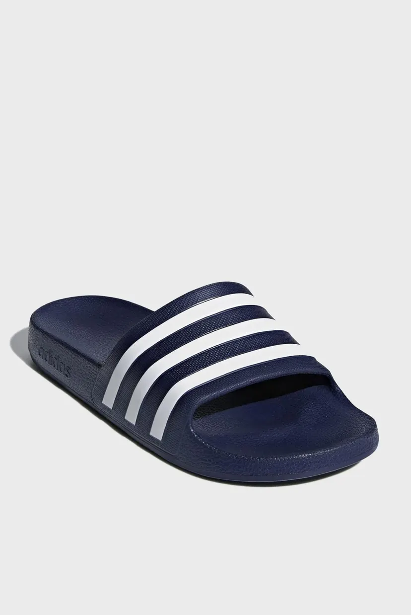 Темно-синие слайдеры Adilette Aqua 4