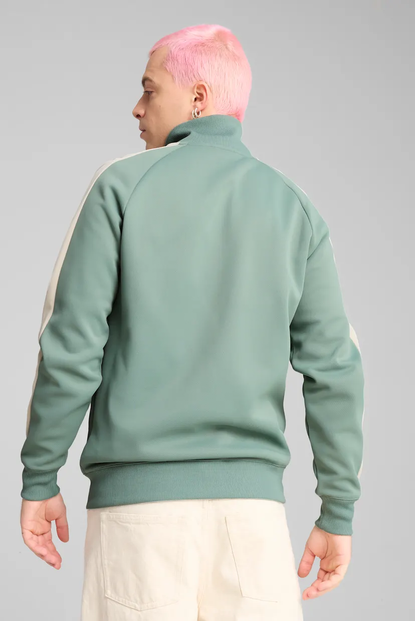 Чоловіча м'ятна спортивна кофта T7 ALWAYS ON Track Jacket Men PUMA