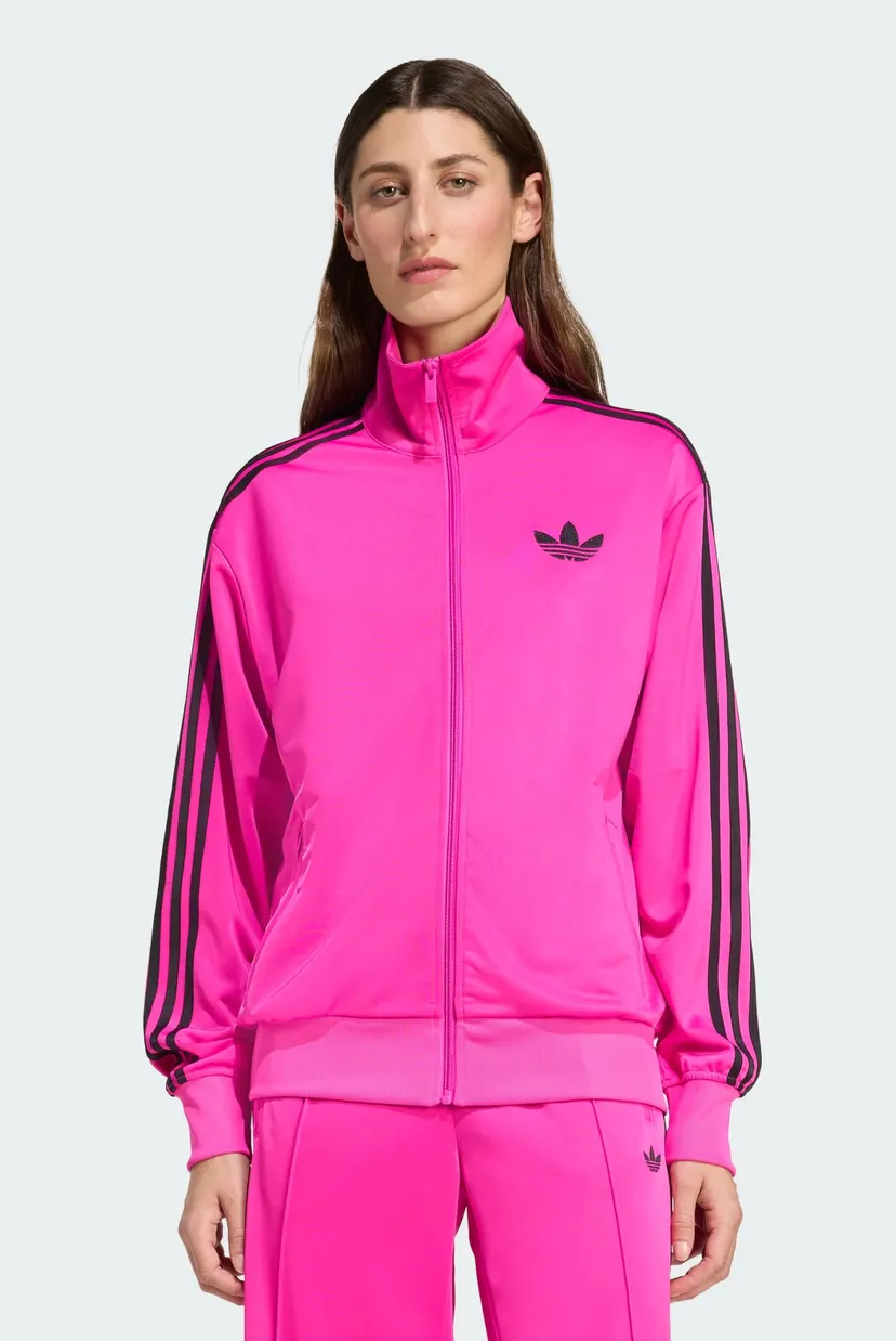 Женская малиновая спортивная кофта Adicolor Classic Firebird Loose
