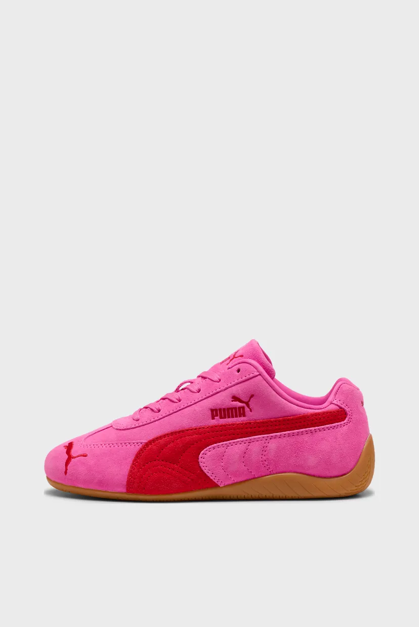Розовые замшевые кроссовки Speedcat OG Unisex 4