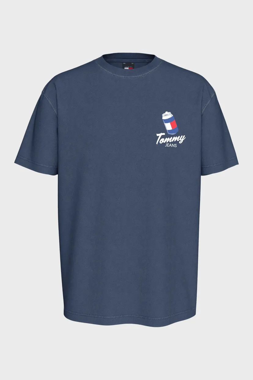 Чоловіча темно-синя футболка TJM REG UNISEX FUN NOVELTY 2 TEE 4