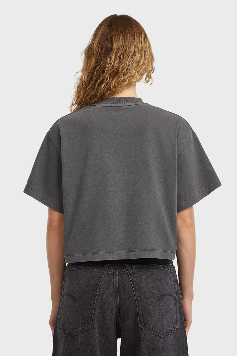 Женская серая футболка Washed 3