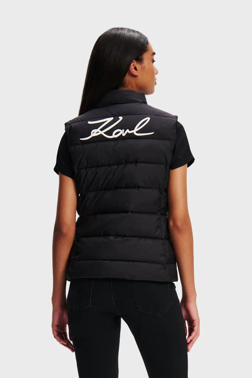 Жіночий чорний жилет LIGHTWEIGHT PUFFER GILET 3