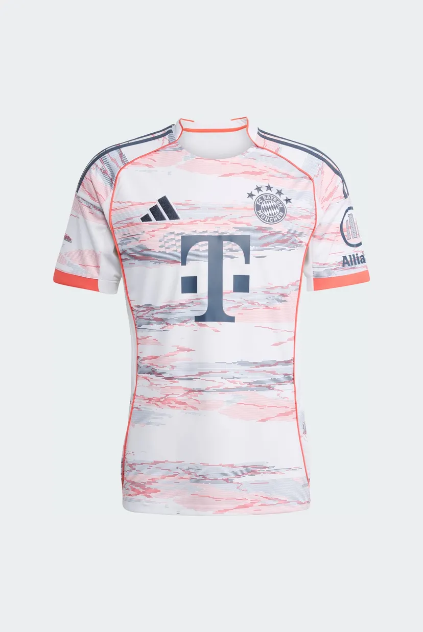 Чоловіча біла футболка з візерунком FC Bayern 25/26 Away 6