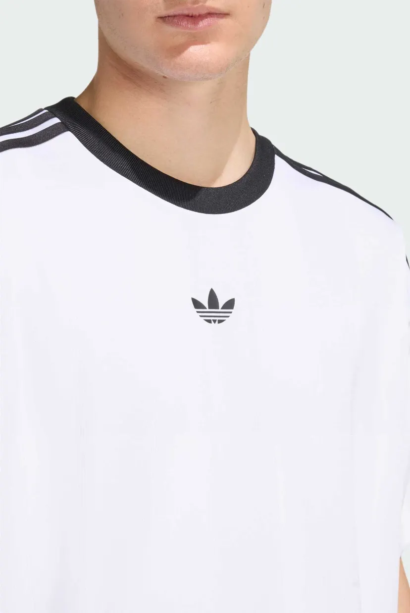 Чоловіча біла футболка adidas Adicolor Jacquard 4