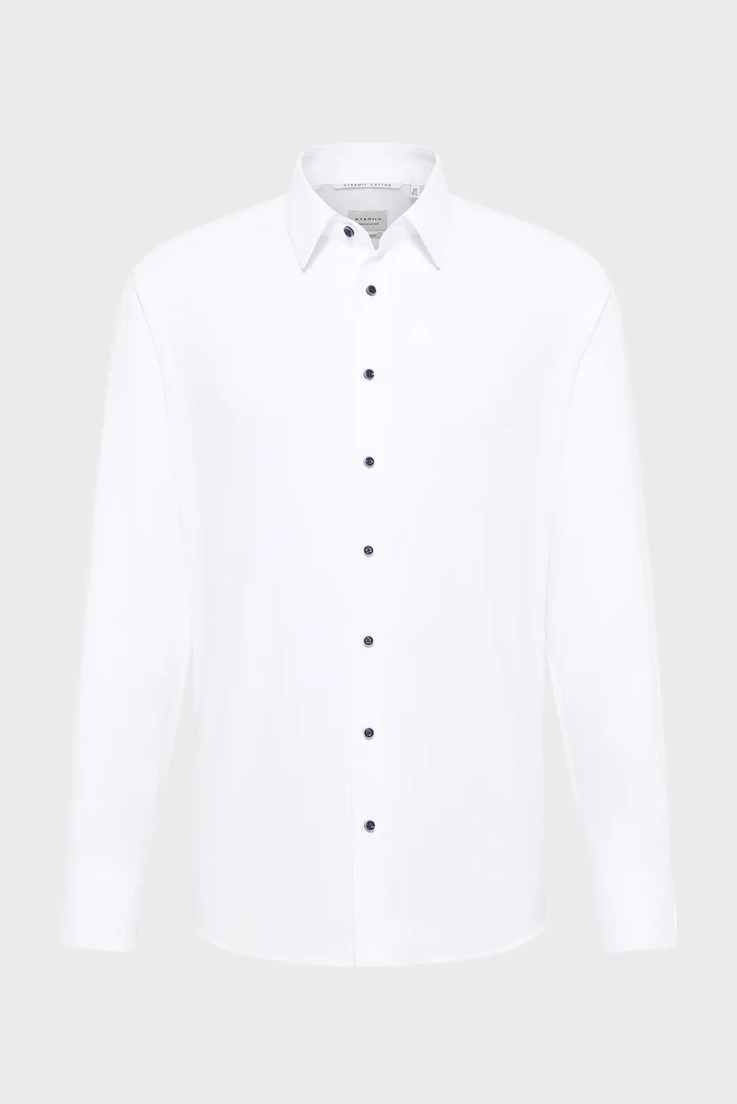 Мужская белая рубашка MODERN FIT 5