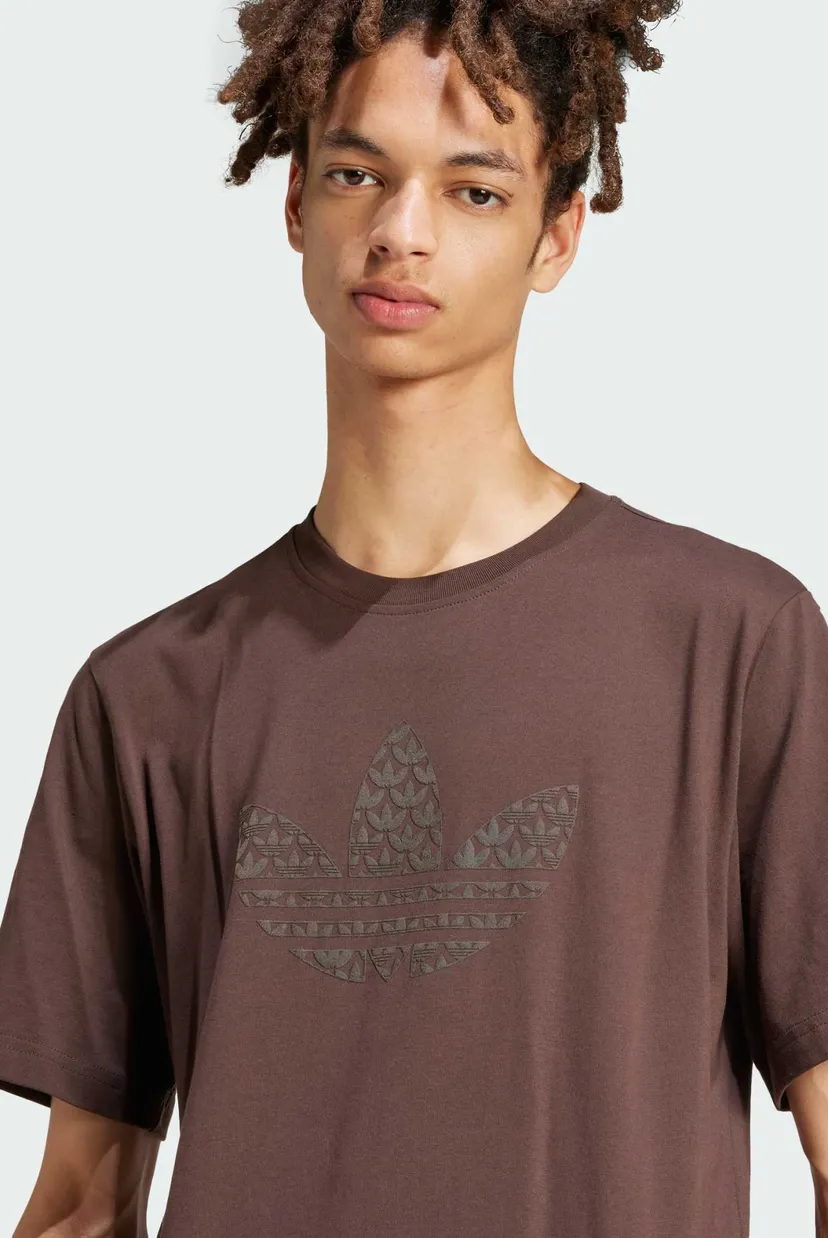 Мужская коричневая футболка adidas Originals 4
