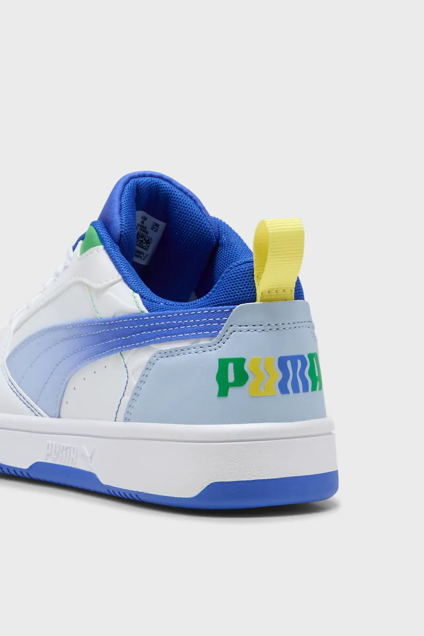 Детские белые сникерсы Rebound V6 Come On Low Basketball Sneakers Youth 6