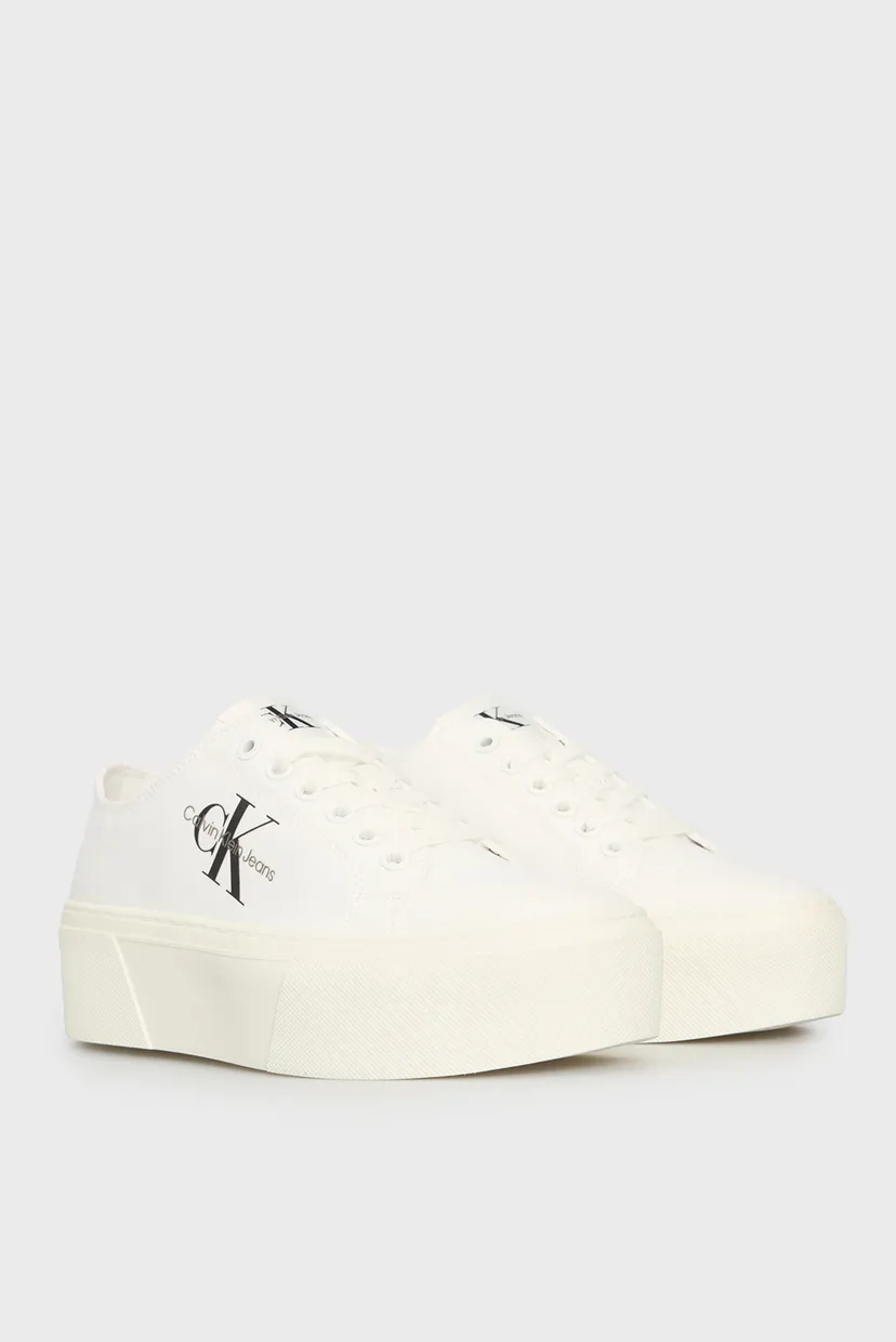 Жіночі білі кеди FLATFORM+ CUPSOLE LOW TXT 3