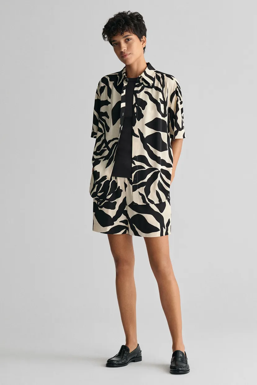 Женские шорты с узором REL PALM PRINT PULL ON 4