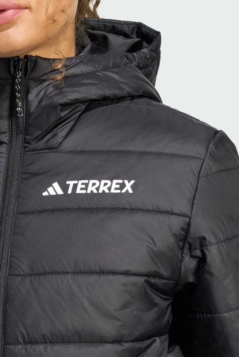 Жіноча чорна куртка Terrex Multi Essentials CLIMAWARM Insulated Hooded 4