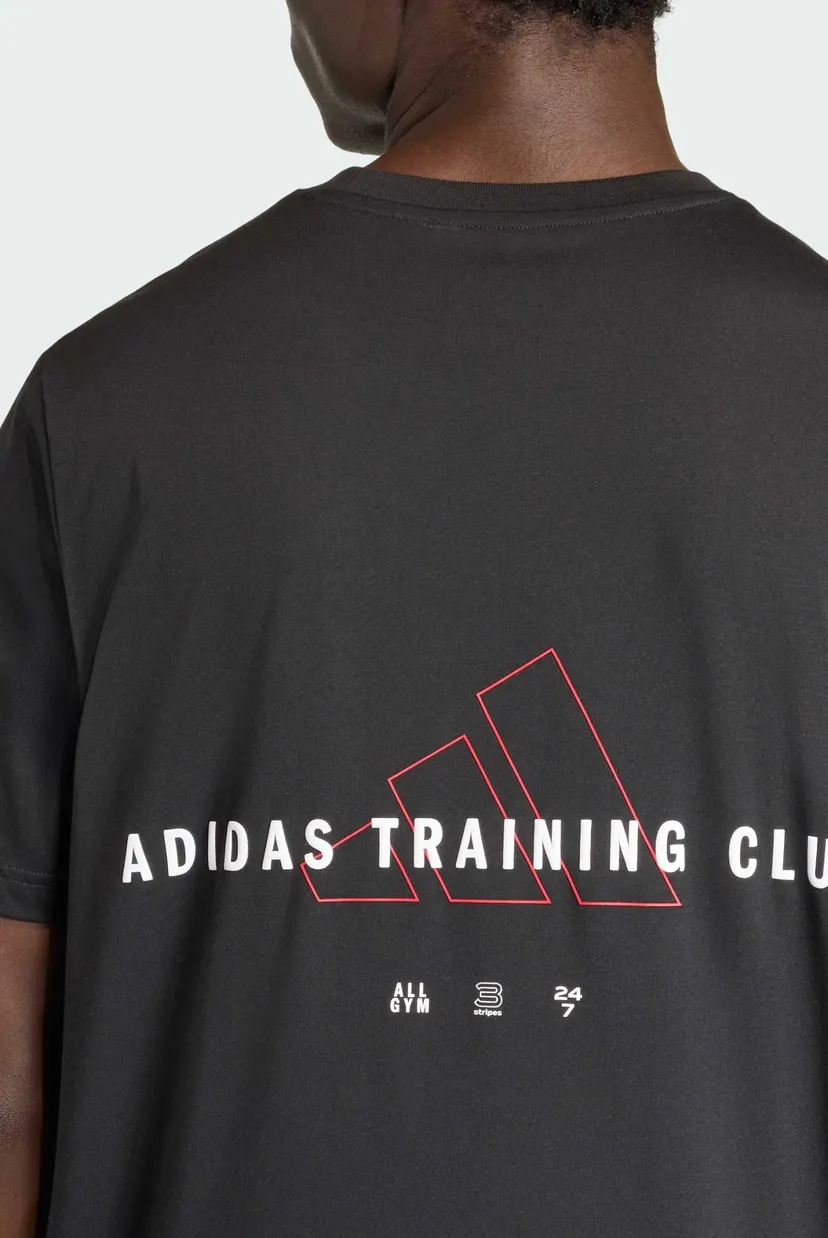 Мужская черная футболка CLIMACOOL TRAINING IDENTITY GRAPHIC 5