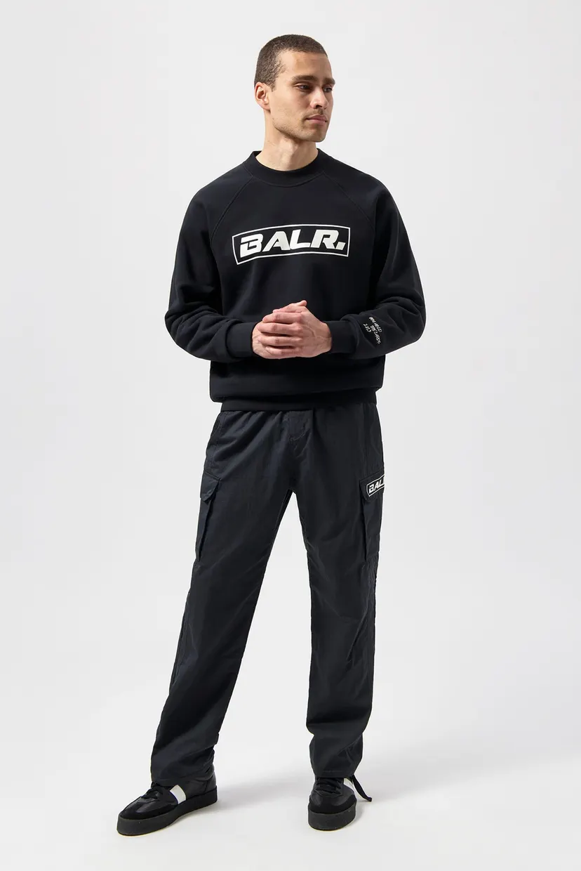 Чоловічий чорний світшот The Club Box Fit Crewneck 3