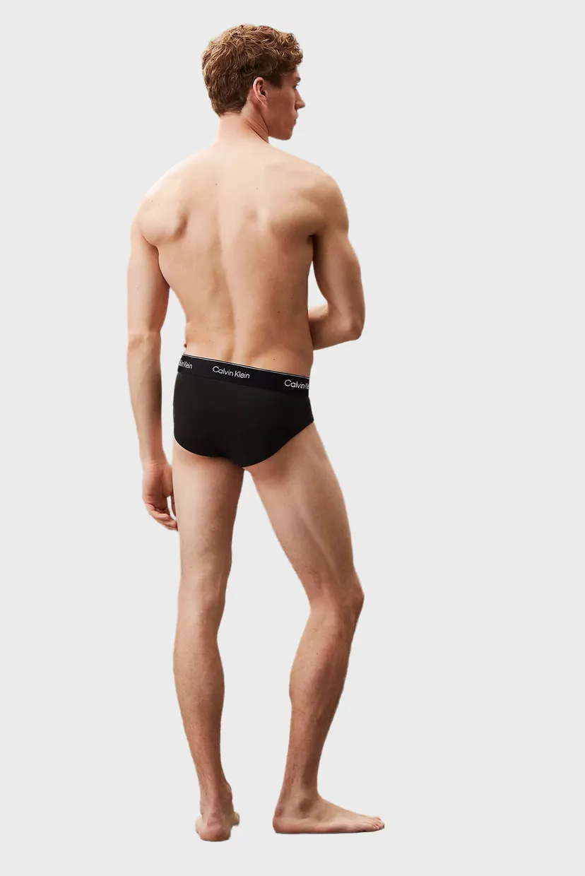 Мужские черные брифы (3 шт) HIP BRIEF 3