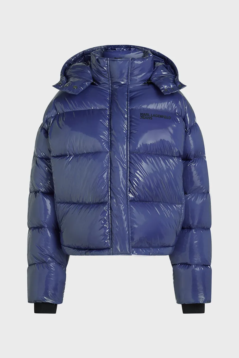Женская фиолетовая куртка boxy 6