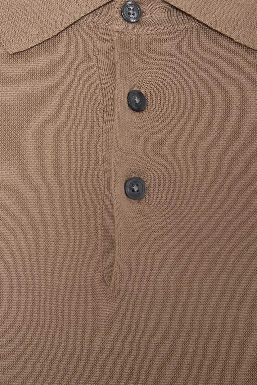 Чоловіче бежеве поло 3