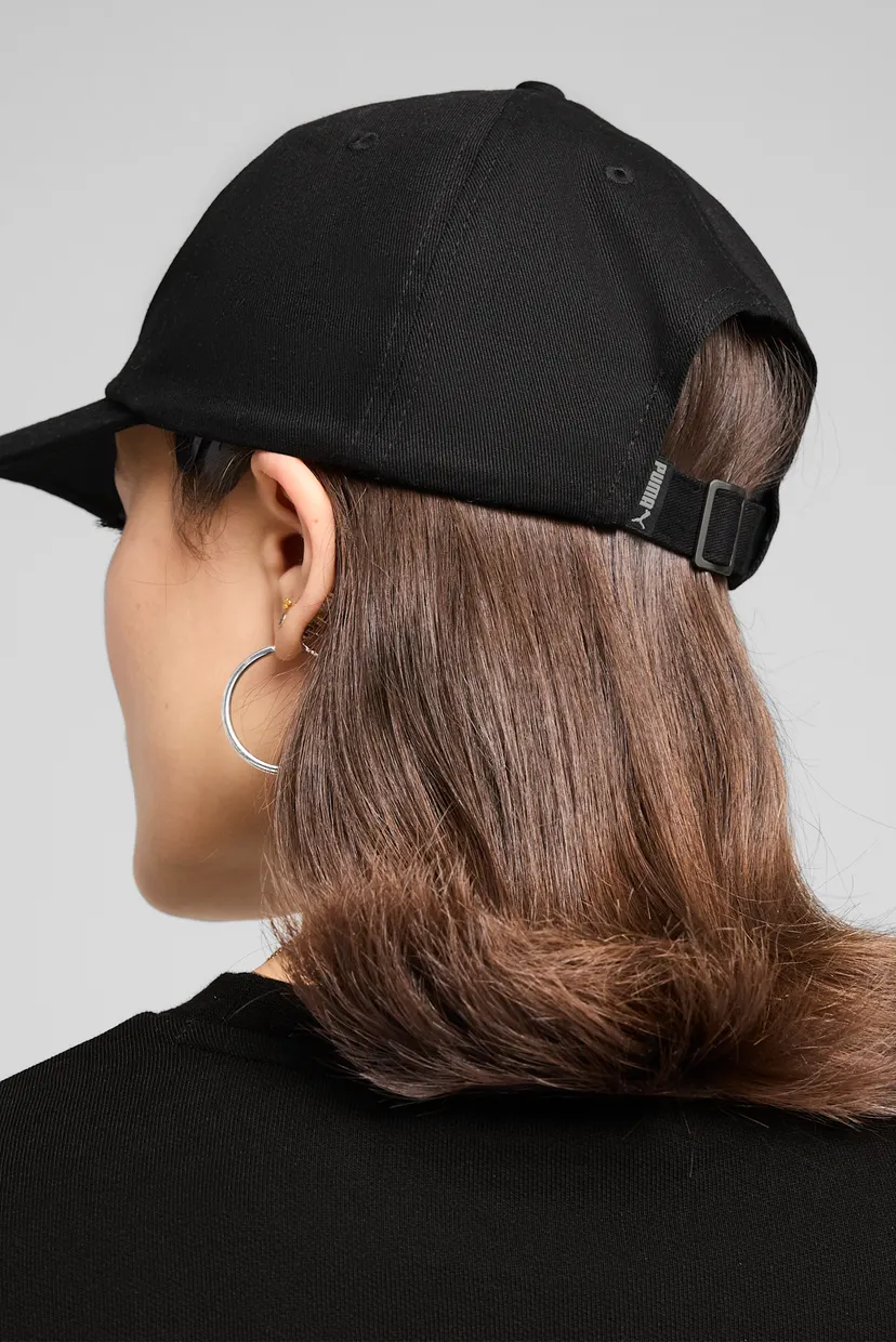 Черная кепка ESS Script Logo Dad Cap 4