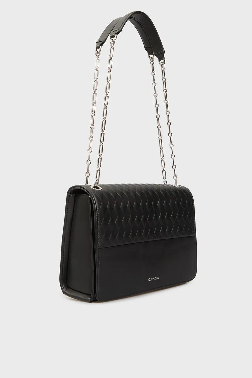 Женская черная сумка MINI QUILT CONVERTIBLE CHAIN BAG 3