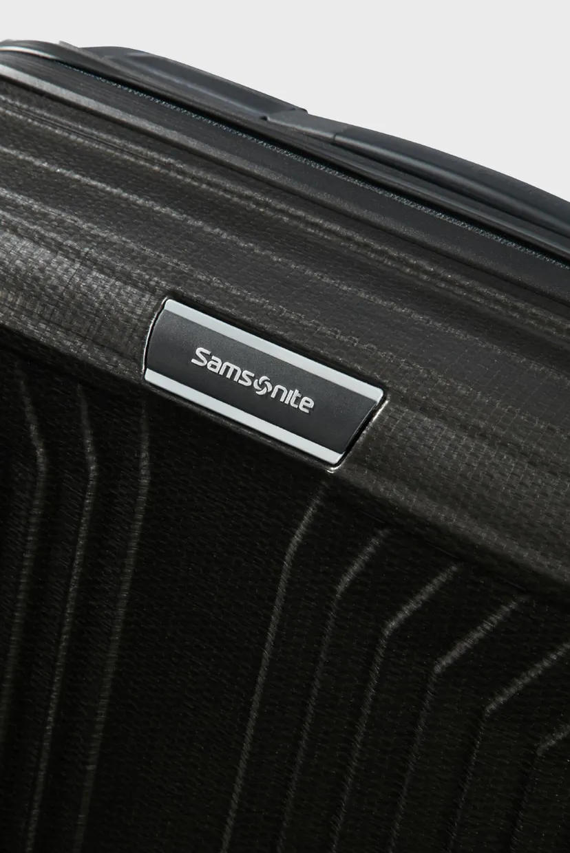 Черный чемодан 55 см LITE-BOX BLACK 4