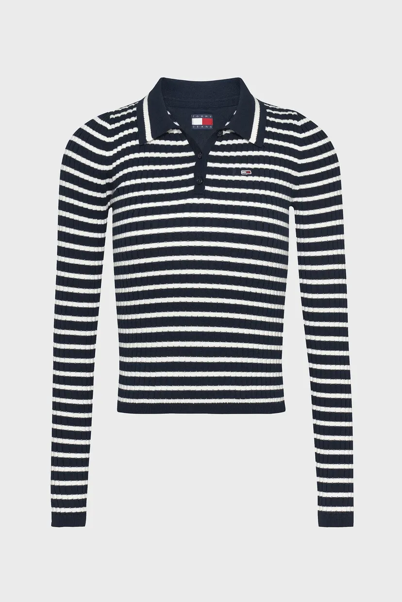 Жіноче поло у смужку TJW ESSENTIAL LS POLO 6
