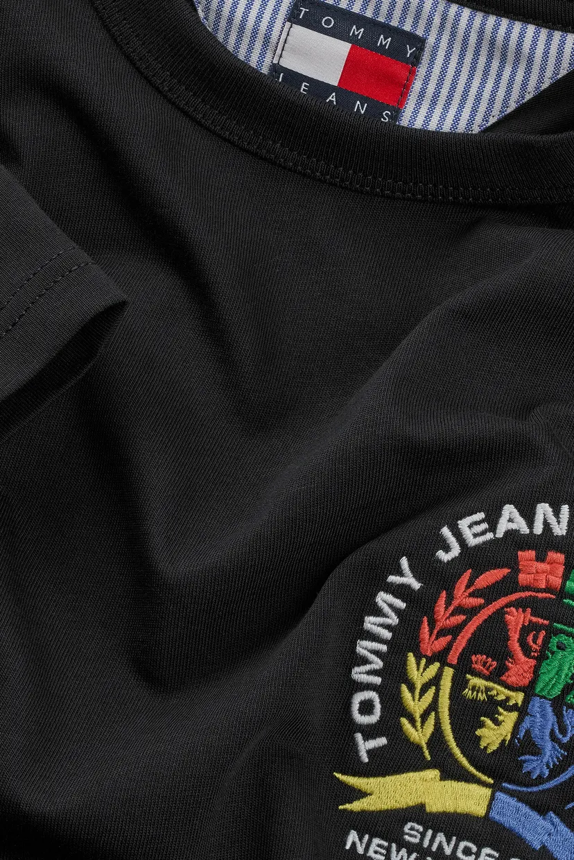 Чоловіча чорна футболка TJM REG POP CREST TEE EXT 5